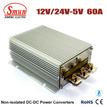 Fuente de alimentación del convertidor de la CC del coche de 12V / 24VDC a 5VDC 60A